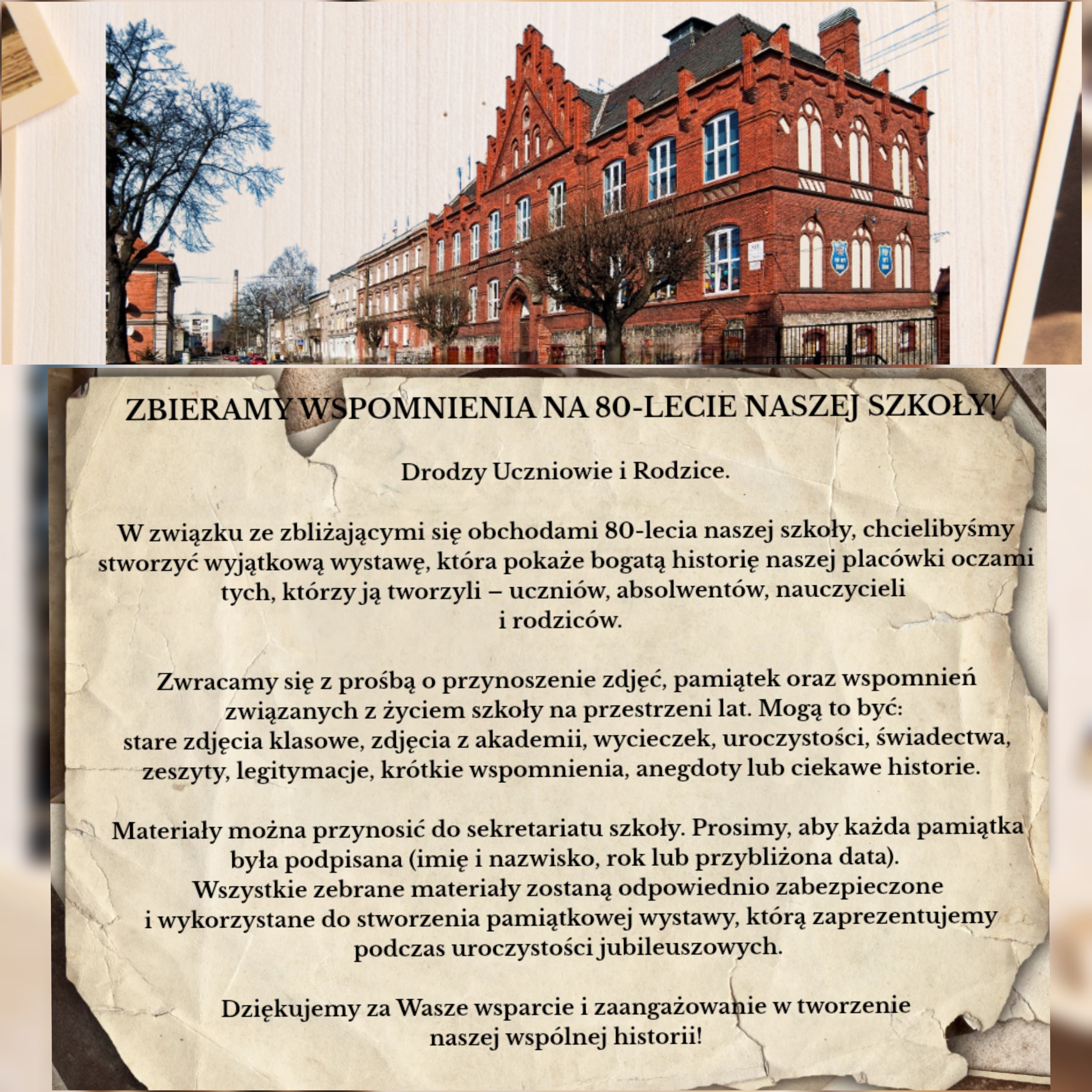 80-LECIE NASZEJ SZKOŁY!
