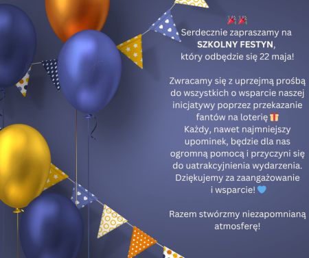 Szkolny festyn 22.05.2026r.