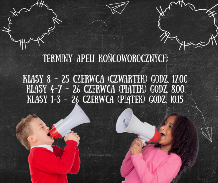 Zakończenie roku szkolnego.